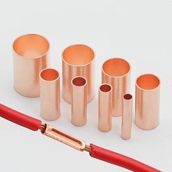200 Pcs Non-Insulated Copper Crimp Tube Connectors